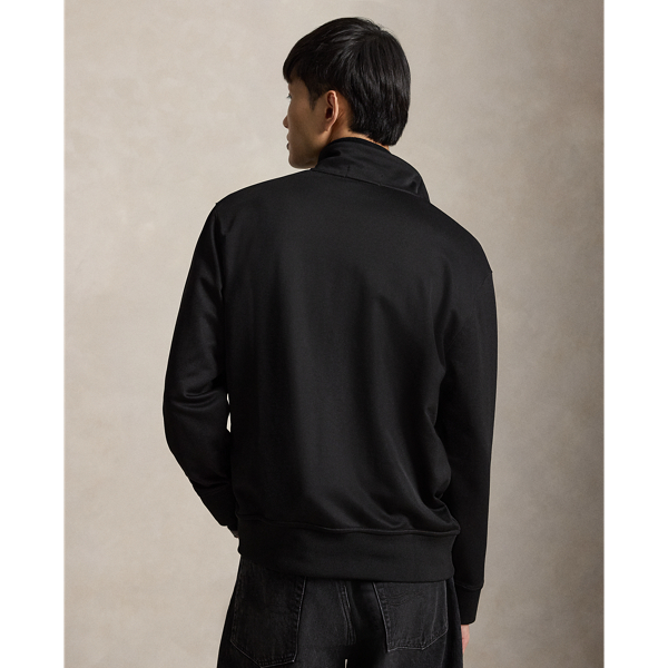 Embroidered Plaited Tricot Track Jacket