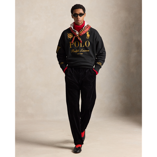 Relaxed Fit Big Pony Rugby Sweatshirt