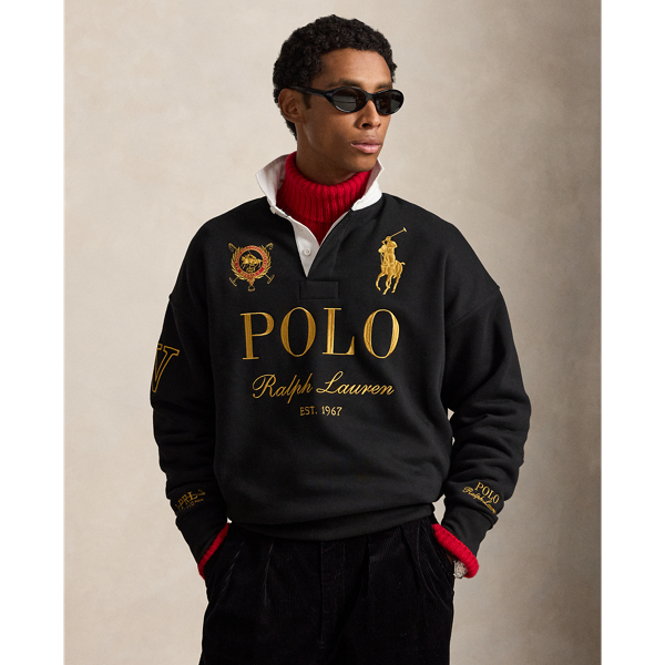 Relaxed Fit Big Pony Rugby Sweatshirt