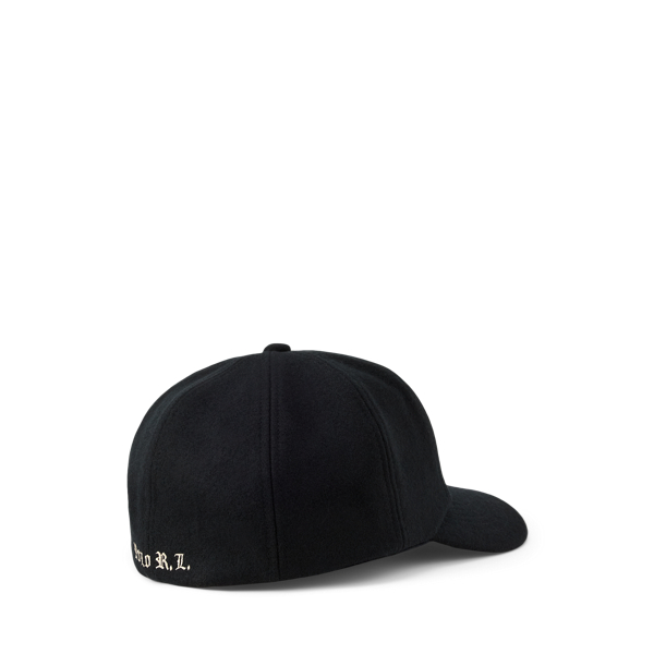 Bullion-Patch Wool-Blend Cricket Cap