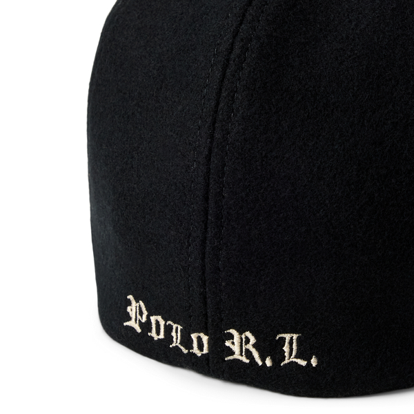 Bullion-Patch Wool-Blend Cricket Cap