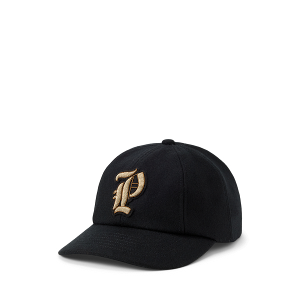 Bullion-Patch Wool-Blend Cricket Cap
