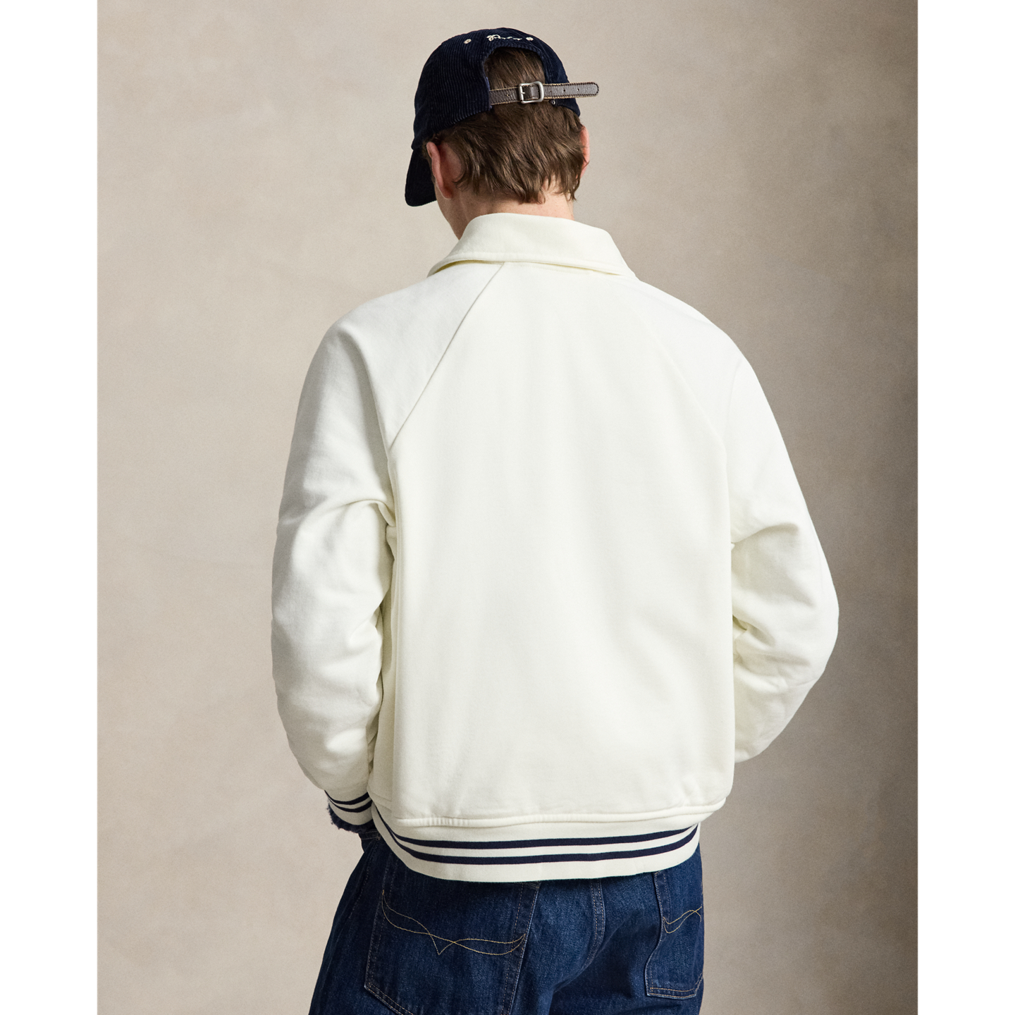 Мужская куртка Ralph Lauren The Bayport Vintage Fit Polo Bear, цвет: Кремовый — фото 2