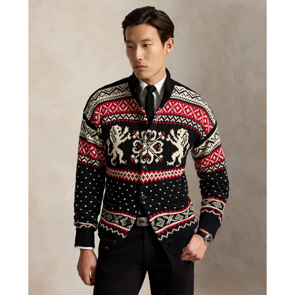 Relaxed Fit Cotton-Cashmere Cardigan