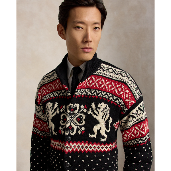 Relaxed Fit Cotton-Cashmere Cardigan