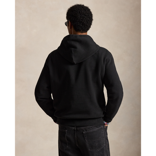 The RL Fleece Plaid-Logo Hoodie
