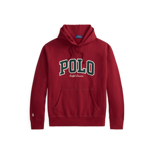 The RL Fleece Plaid-Logo Hoodie