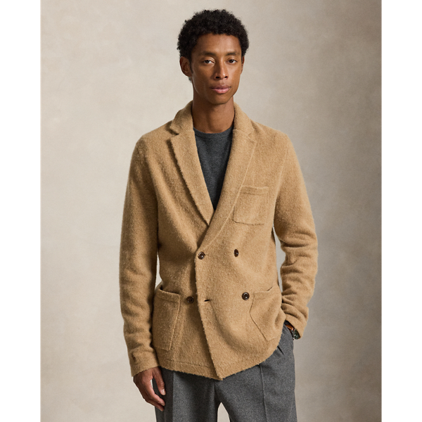 Wool-Cashmere Blazer Cardigan