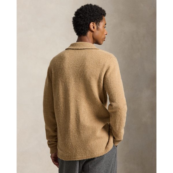 Wool-Cashmere Blazer Cardigan