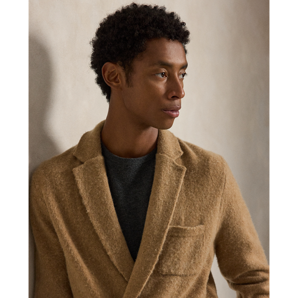 Wool-Cashmere Blazer Cardigan