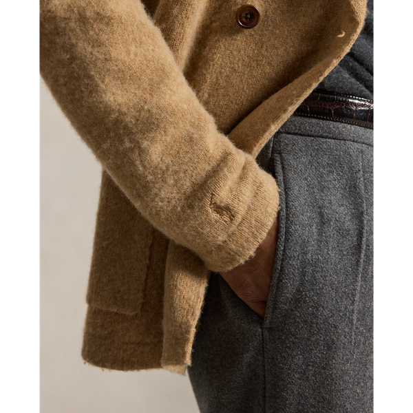 Wool-Cashmere Blazer Cardigan