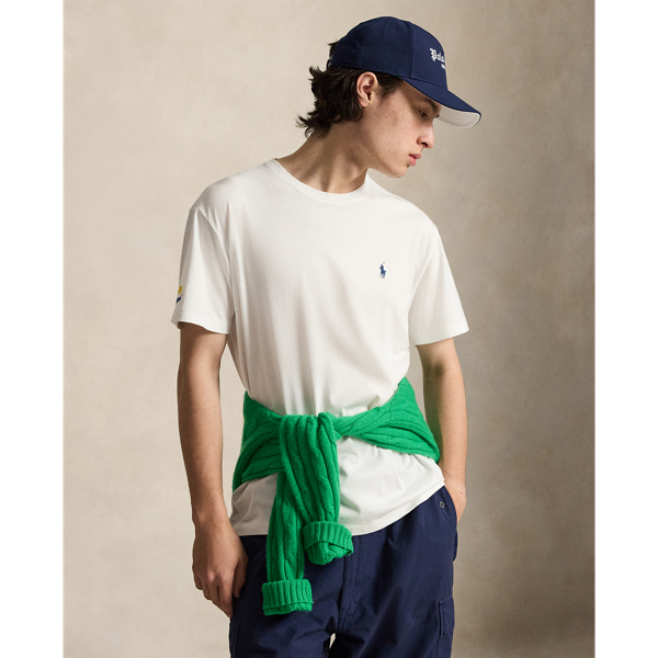 White US Open Classic Fit Jersey T-Shirt Polo Ralph Lauren 4
