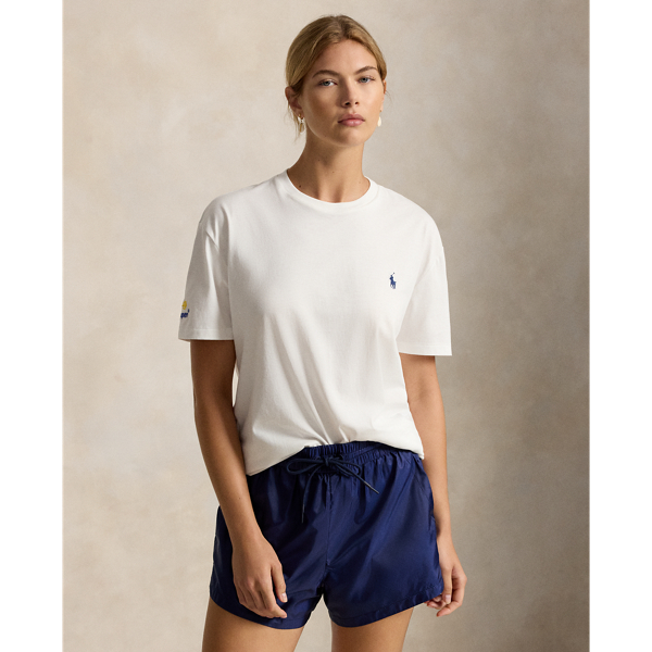 White US Open Classic Fit Jersey T-Shirt Polo Ralph Lauren 6