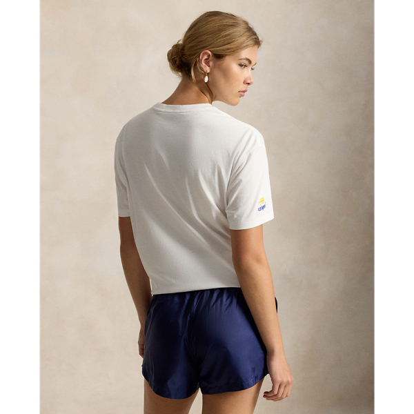 White US Open Classic Fit Jersey T-Shirt Polo Ralph Lauren 7