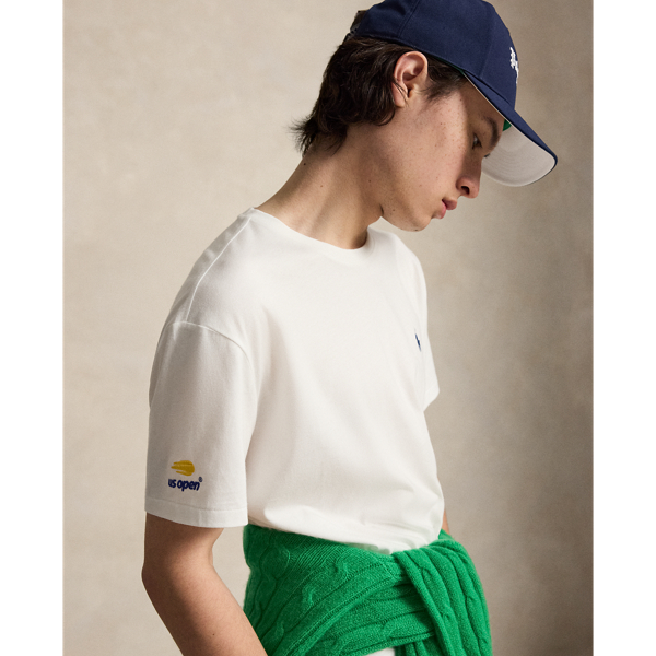 White US Open Classic Fit Jersey T-Shirt Polo Ralph Lauren 8