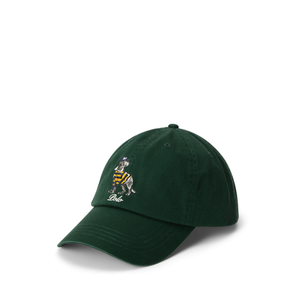 Polo Ralph Lauren 도그 임브로이더 트윌 볼 캡 빈티지 파인 1