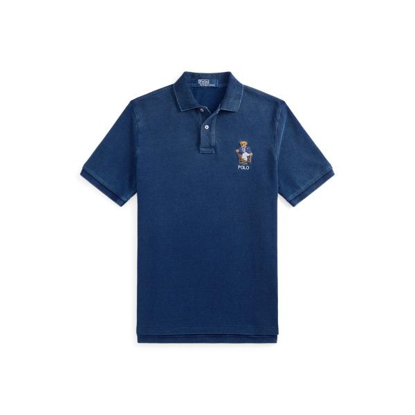Newport Bear/Indigo Classic Fit Polo Bear Mesh Polo Shirt Polo Ralph Lauren 2