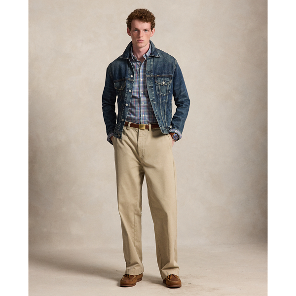 Camicia in popeline scozzese Custom-Fit