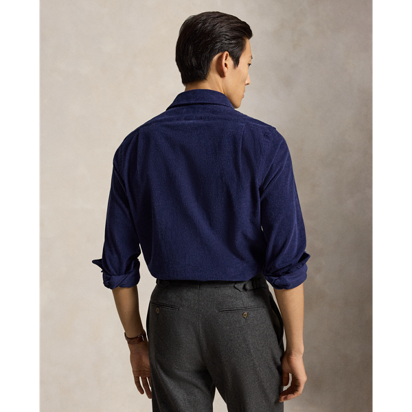 Camicia in velluto a coste Custom-Fit