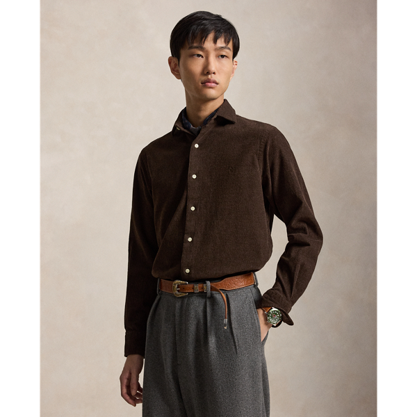 Custom Fit Stretch Corduroy Shirt