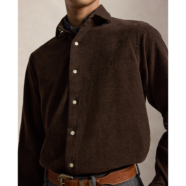 Custom Fit Stretch Corduroy Shirt