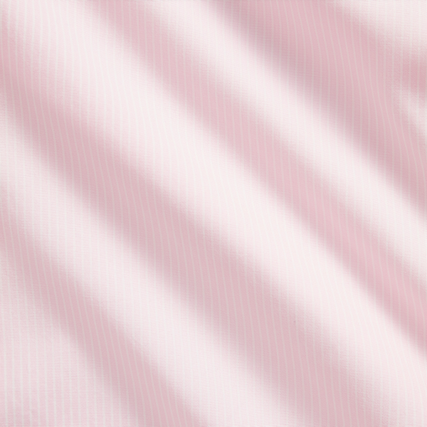 Chemise Oxford ray&eacute;e stretch Custom Fit Polo Ralph Lauren en Rose Carmel/Blanc 2