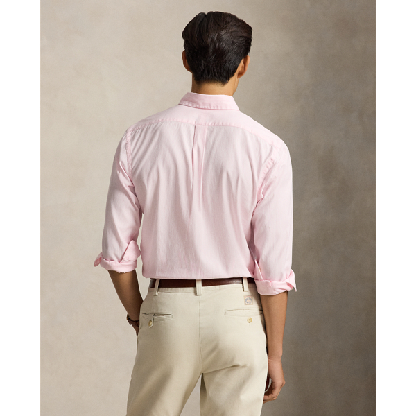 Chemise Oxford ray&eacute;e stretch Custom Fit