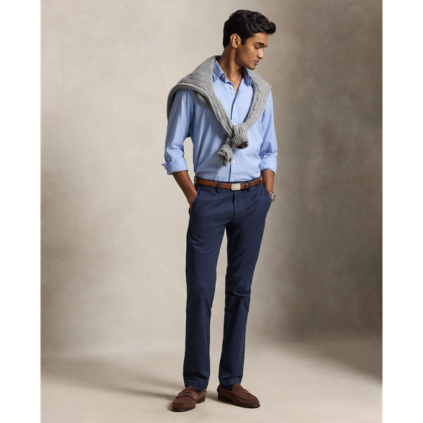 Custom-Fit Oxfordhemd mit Streifen
