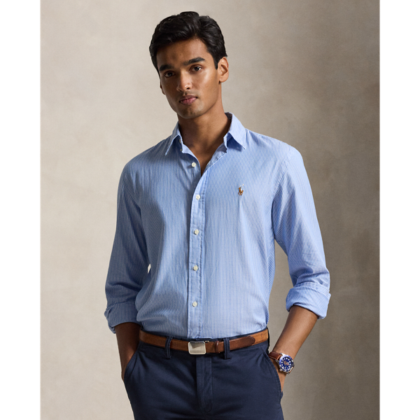 Custom-Fit Oxfordhemd mit Streifen