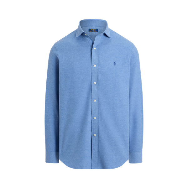 Custom-Fit Performance-Hemd aus Twill Polo Ralph Lauren in Blau/Borretsch meliert 1