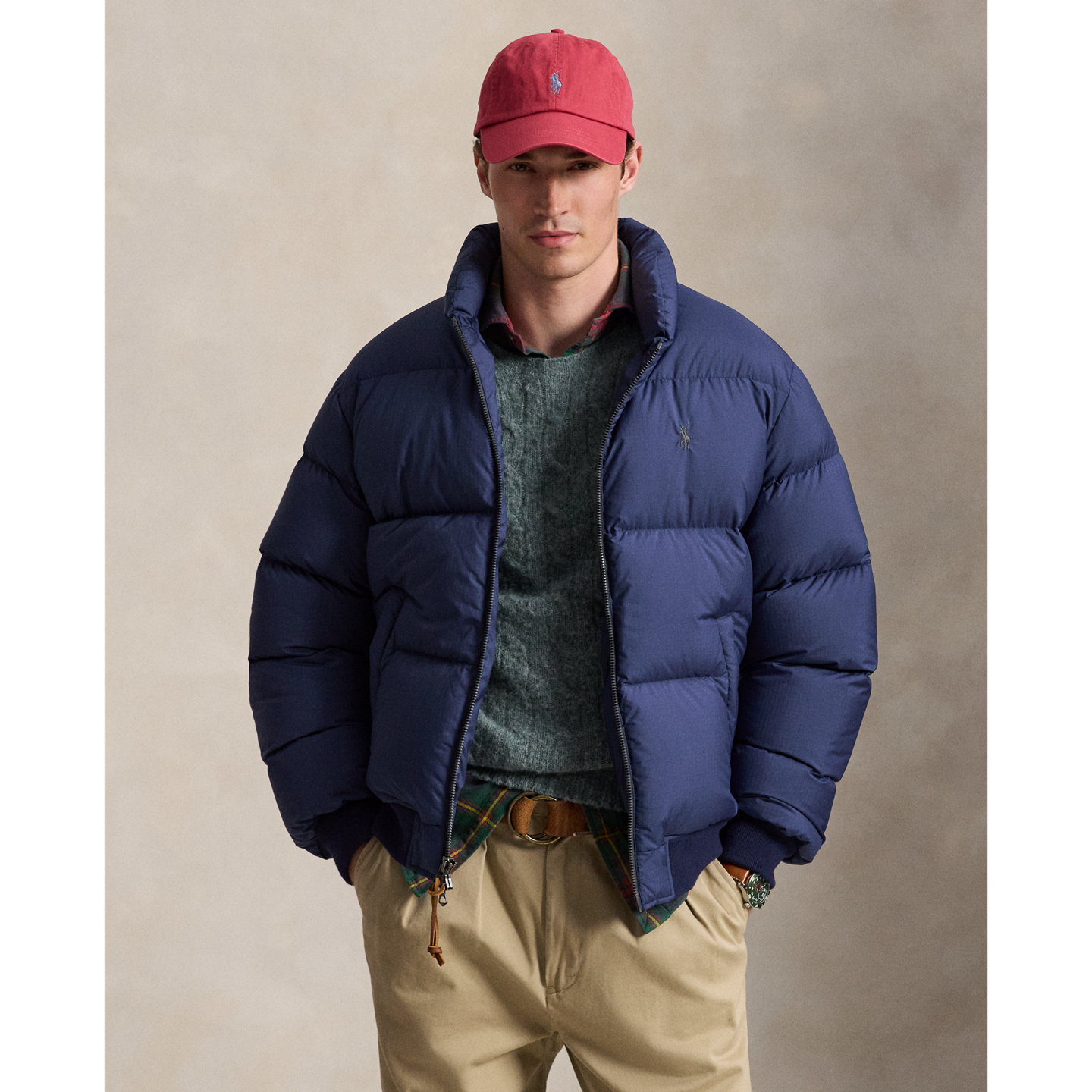 Мужская куртка Ralph Lauren The Wyoming Ripstop Down, цвет: Тёмно-синий — фото 5