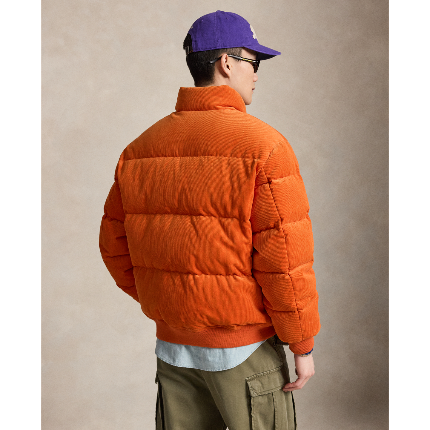 Мужская куртка Ralph Lauren The Wyoming Corduroy Down, цвет: Оранжевый — фото 2