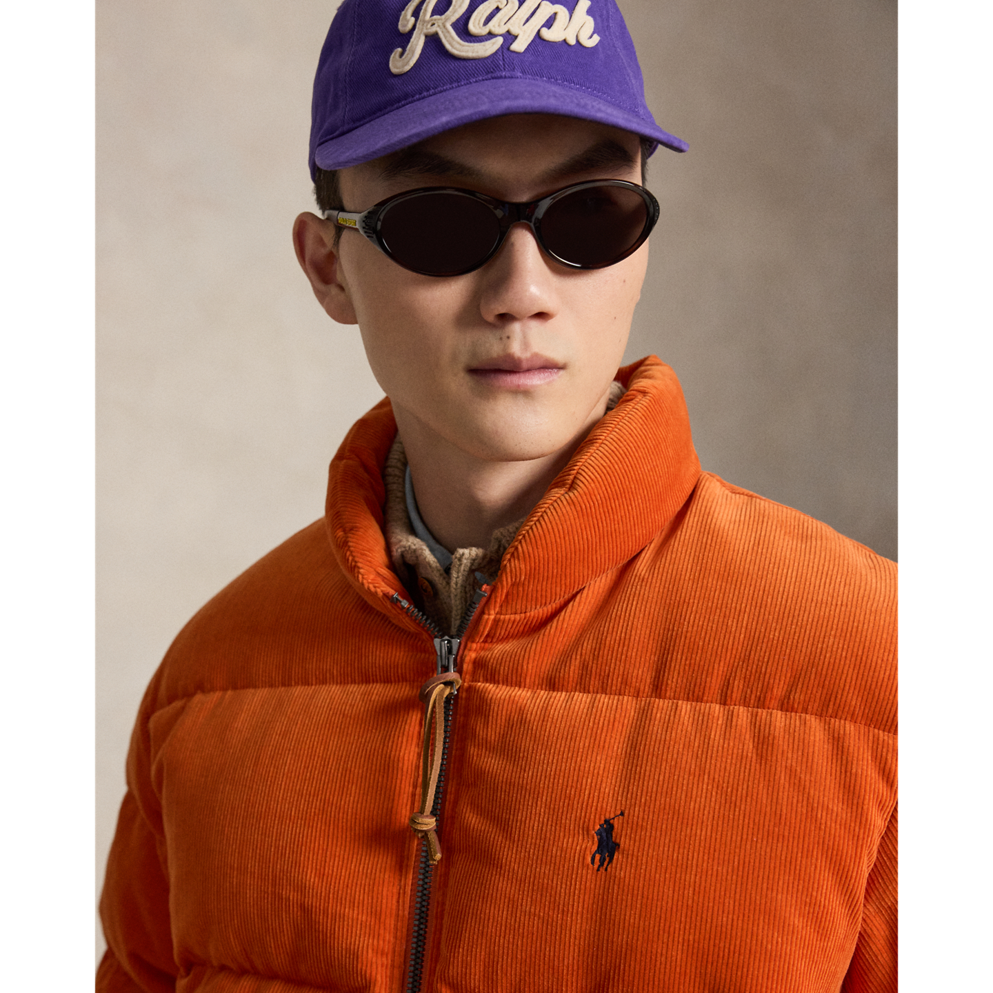 Мужская куртка Ralph Lauren The Wyoming Corduroy Down, цвет: Оранжевый — фото 3
