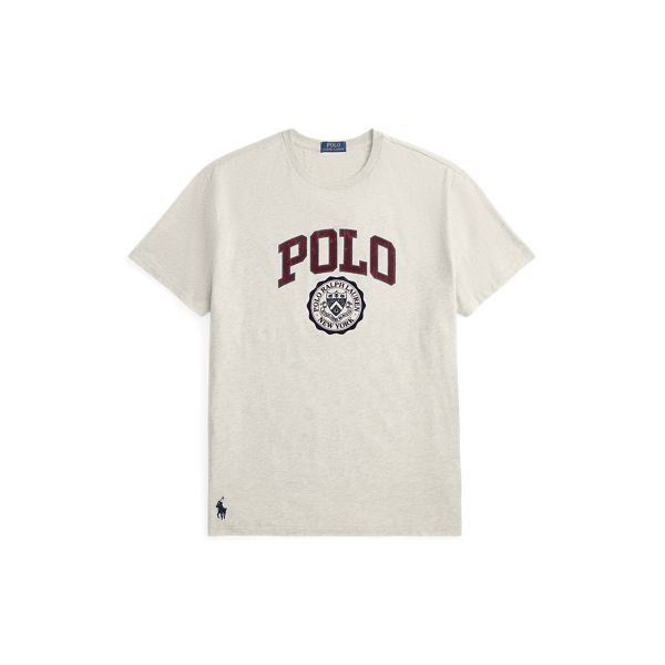 T-shirt med logga Slim Fit Polo Ralph Lauren i Lt Sport Heather 2