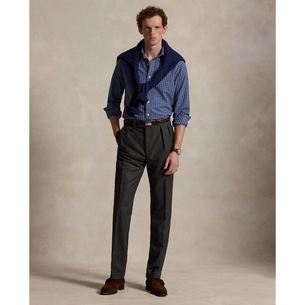 Kariertes Custom-Fit Oxfordhemd Polo Ralph Lauren in Blau meliert multi 3