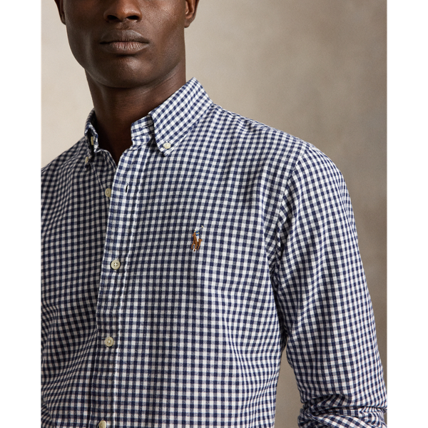 Custom-Fit Gingan-Oxfordhemd