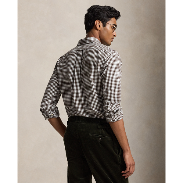 Custom Fit Gingham Oxford Shirt