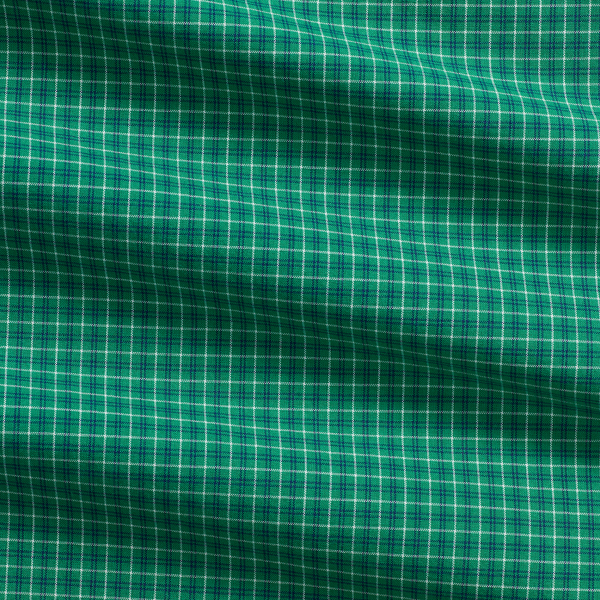 Custom fit geruit poplin overhemd Polo Ralph Lauren in Moss agate white 2