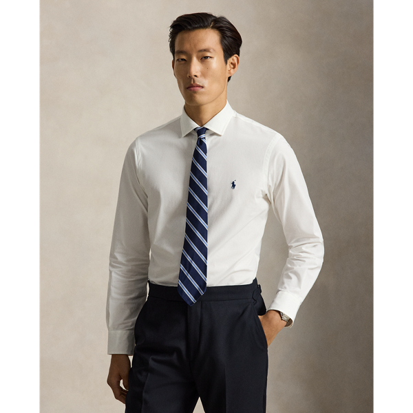 Chemise Custom Fit en popeline stretch
