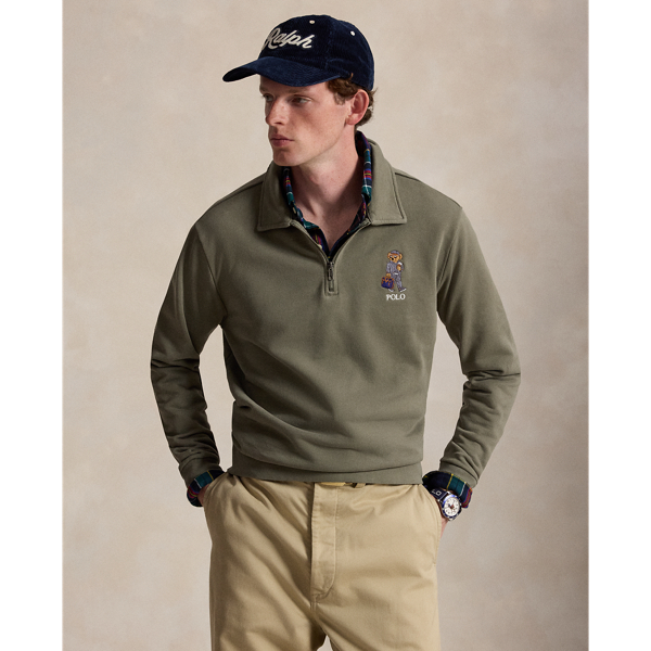 Loopback fleece sweatshirt met Polo Bear