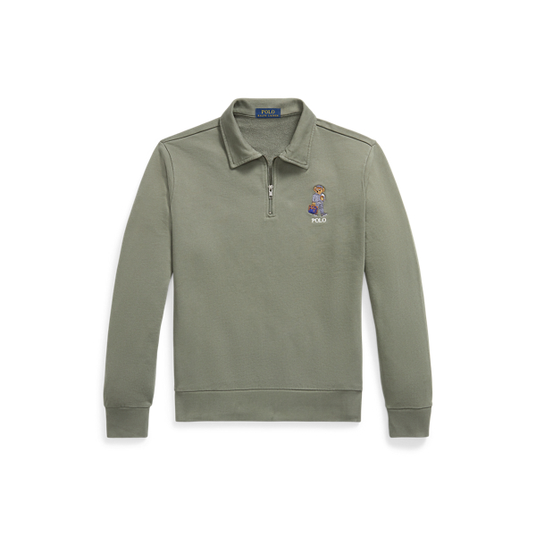 Loopback fleece sweatshirt met Polo Bear