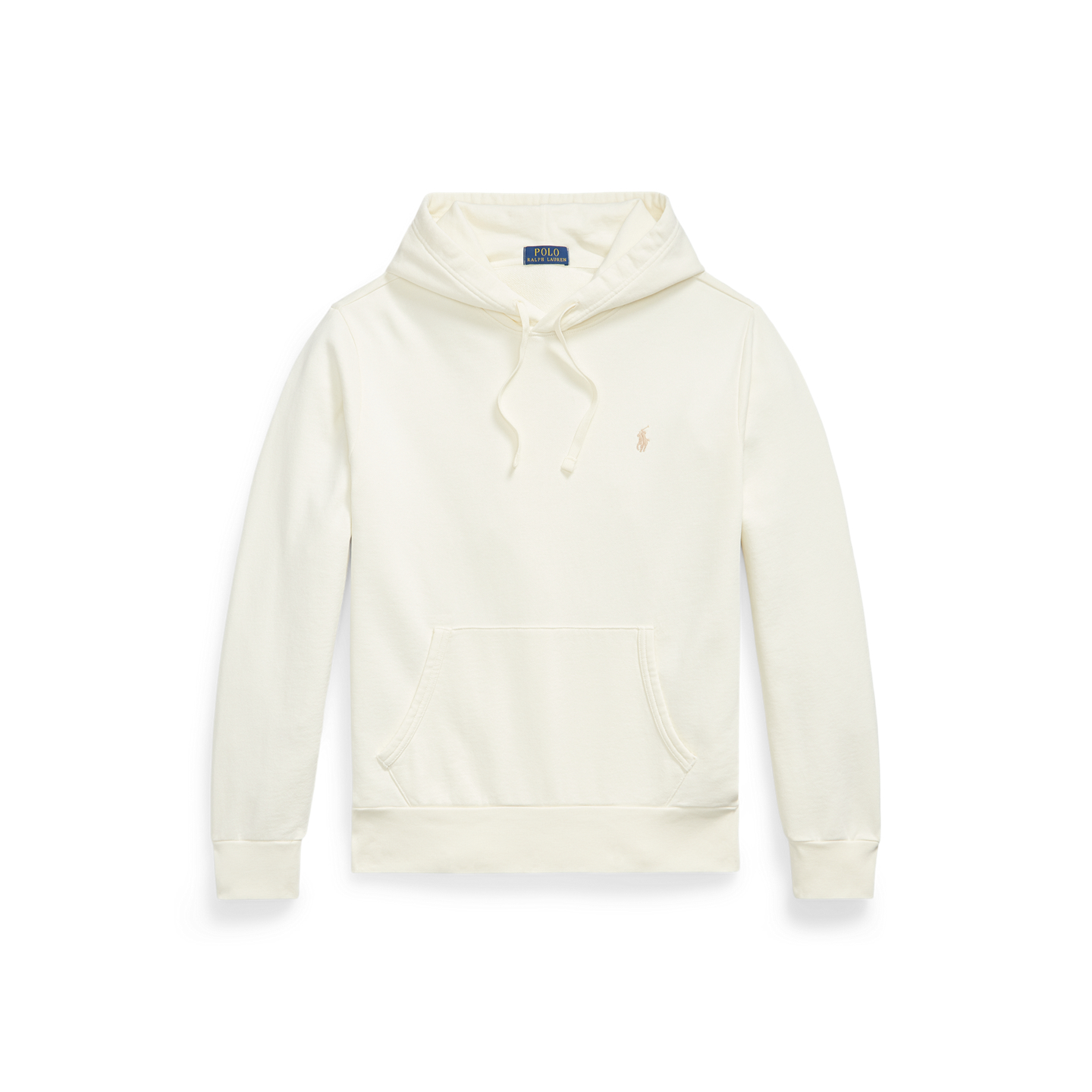 Мужское худи Ralph Lauren Loopback Fleece, цвет: Кремовый — фото 4