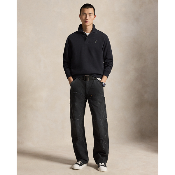 Loopback Fleece Collared Sweatshirt