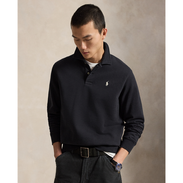 Loopback Fleece Collared Sweatshirt