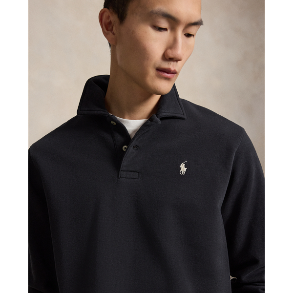 Loopback Fleece Collared Sweatshirt