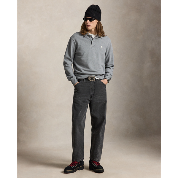 Loopback Fleece Collared Sweatshirt