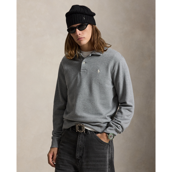 Loopback Fleece Collared Sweatshirt