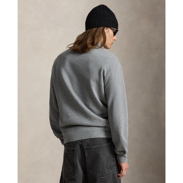 Loopback Fleece Collared Sweatshirt