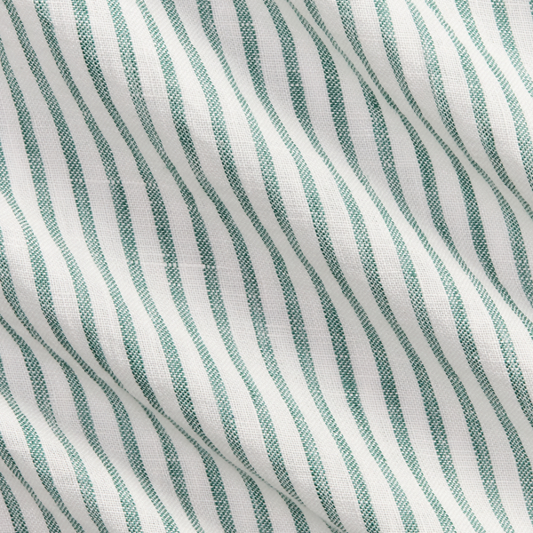 White Seafoam Classic Fit Striped Linen Shirt Polo Ralph Lauren 7
