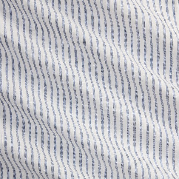 Classic Fit Striped Linen Shirt